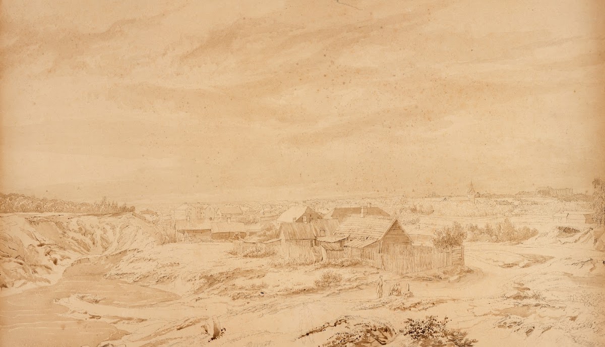 Vaade Tartule liivaaugust ca 18301850