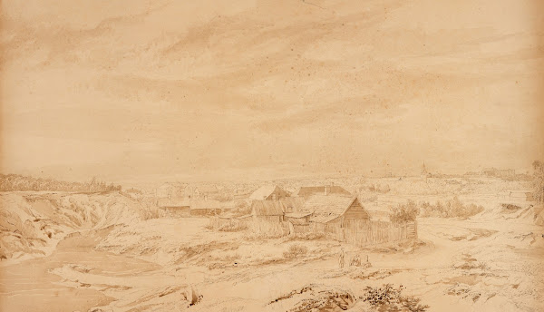 Vaade Tartule liivaaugust ca 18301850