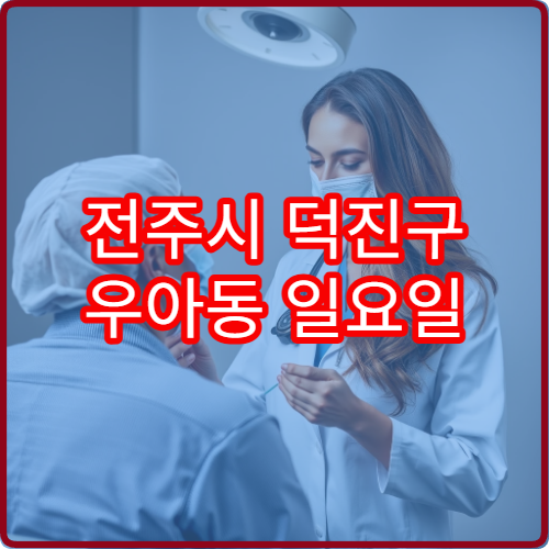 전주시 덕진구 우아동 일요일 진료 내과 위장 질환 진료