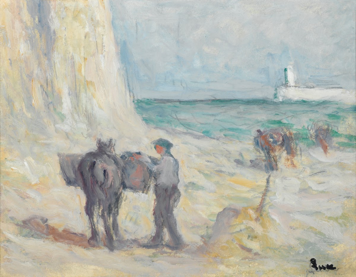 Le Tréport le Ramassaage du Varech 1935