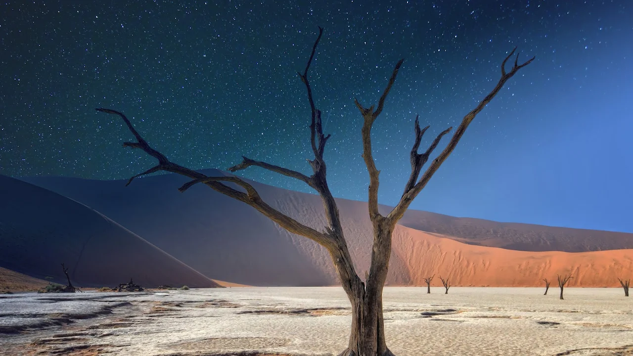 Namibia Deadvlei Panorama 5k Desktop Wallpaper