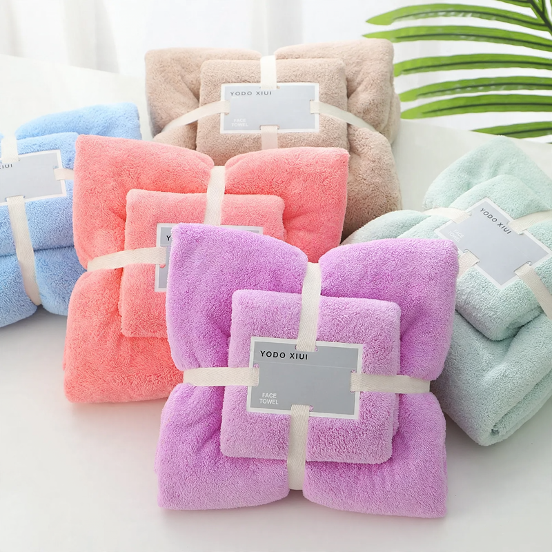 Microfiber Towel Set, 2-Piece