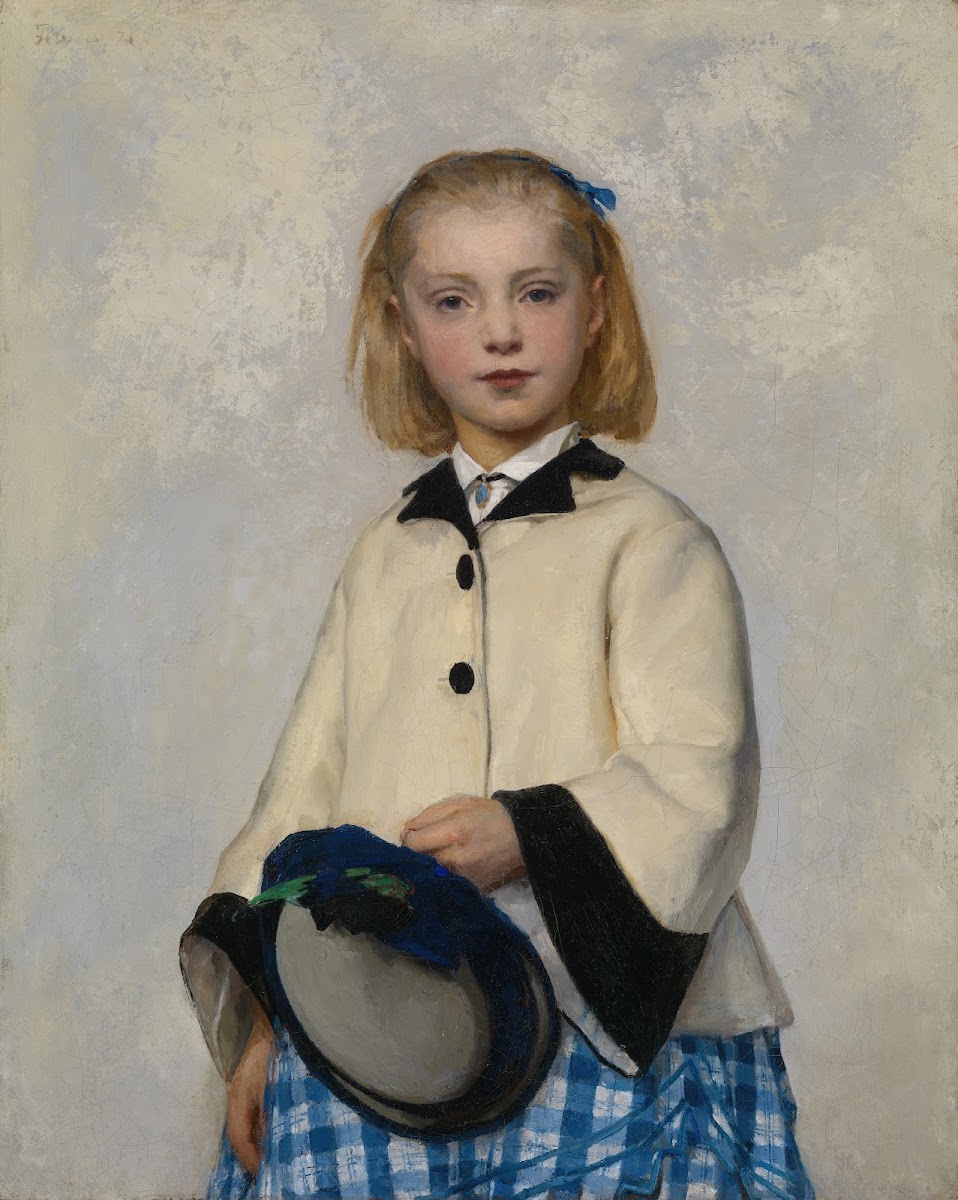 The artists daughter Louise 1874