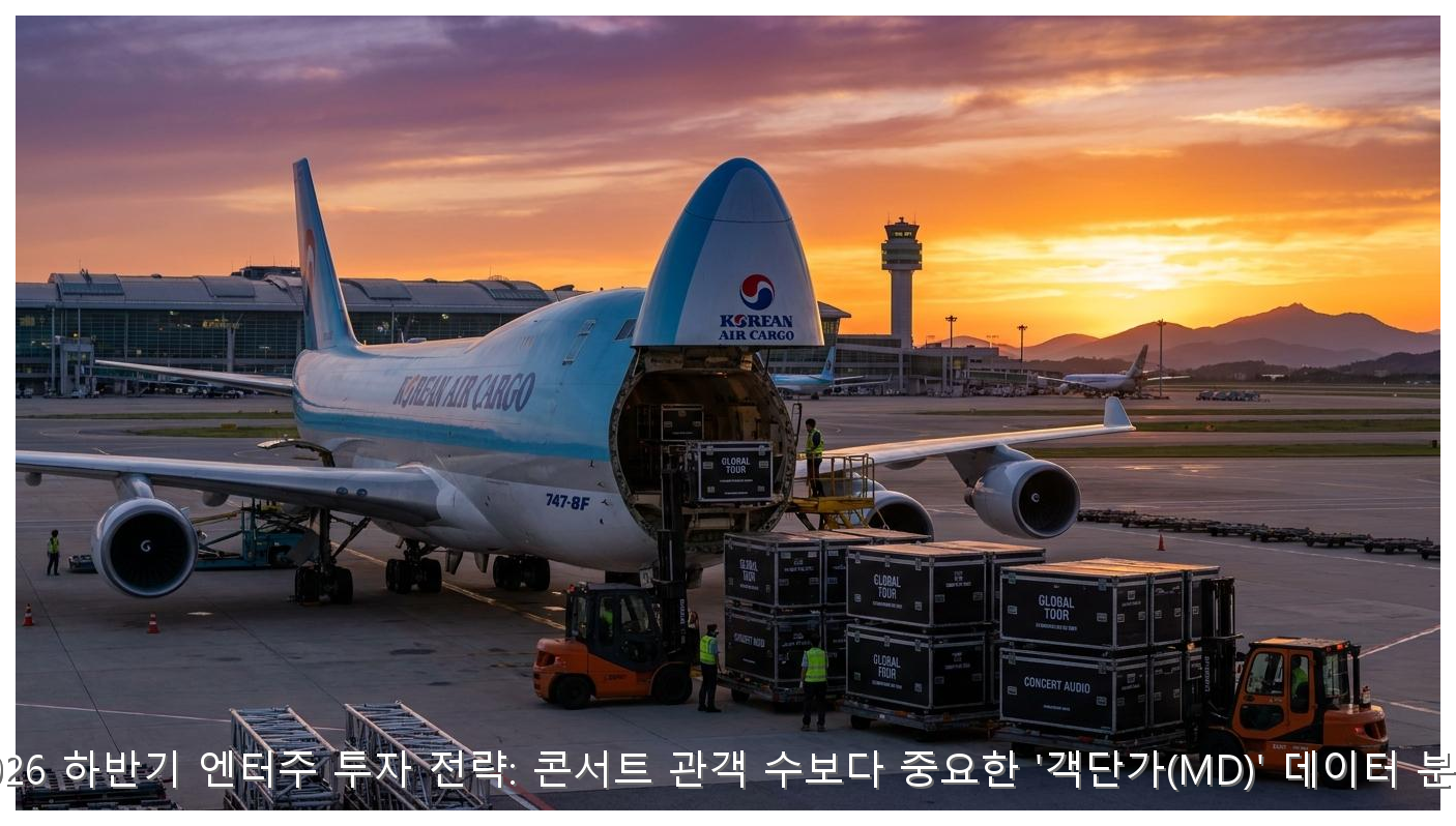 2026 하반기 엔터주 투자 전략: 콘서트 관객 수보다 중요한 '객단가(MD)' 데이터 분석 핵심 안내 및 분석 인포그래픽 (7)