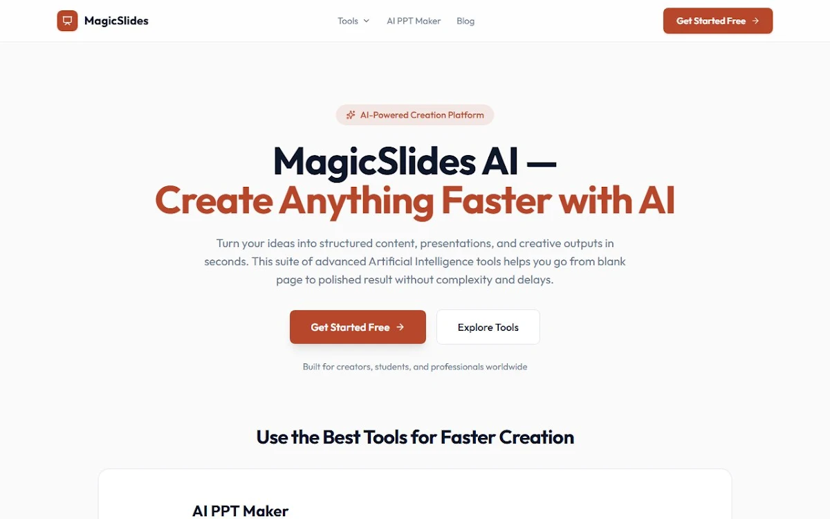 Captura de MagicSlides