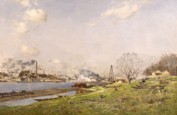 La Seine à Conflans Charenton 1892