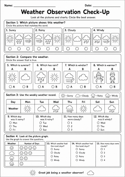 Weather Observation Check-Up