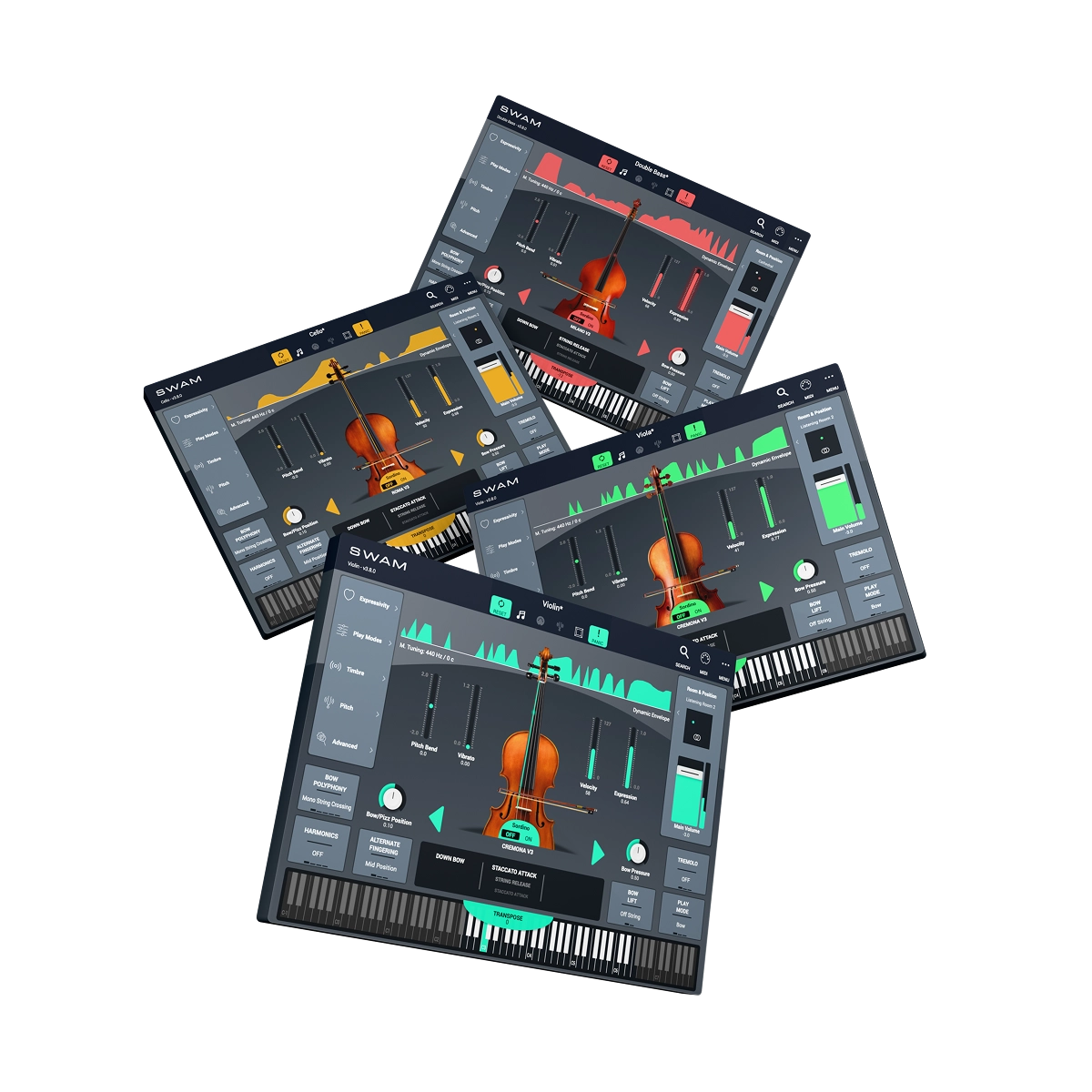 Audio Modeling SWAM Solo Strings Bundle v3.12.4 WiN Mac