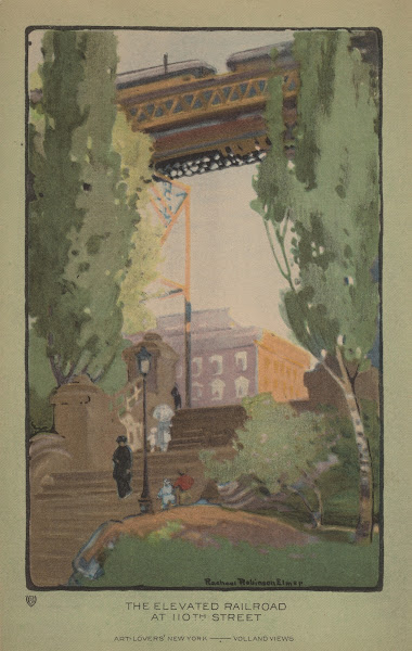 The Elevated Railroad at 110th Street 1914