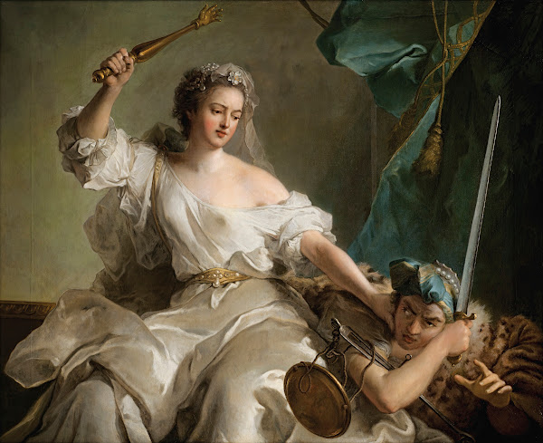 Allegory Of Justice Punishing Injustice 1737