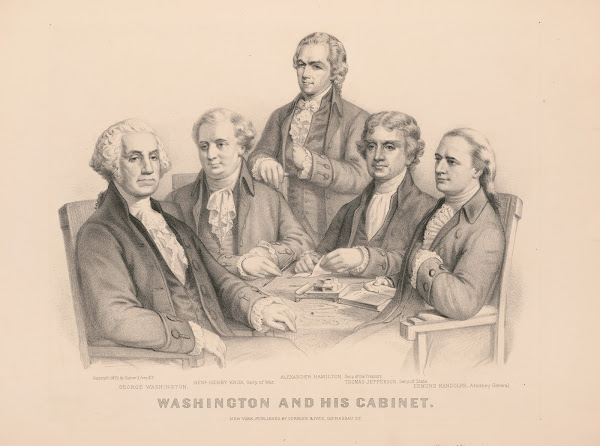 Washington and his cabinet 1876