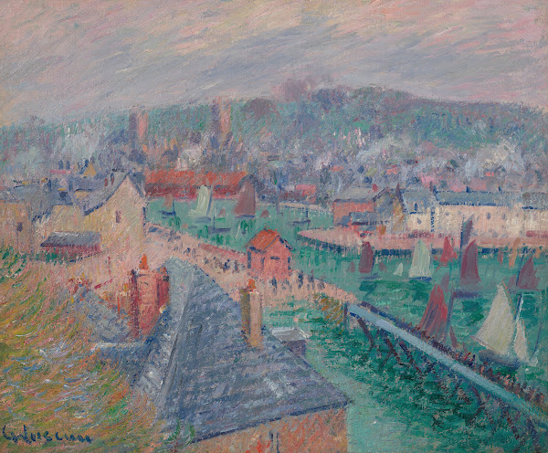 Lavant port de Fécamp Normandie 1920