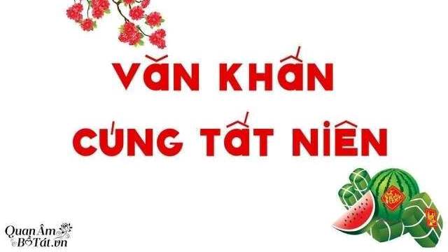 Văn khấn cúng tất niên đơn giản – đúng Pháp