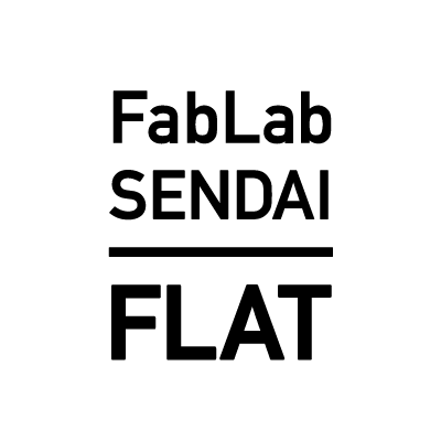 ファブラボ仙台 / FLAT logo