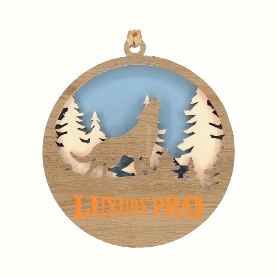 Hollow Wooden Hanging Sign