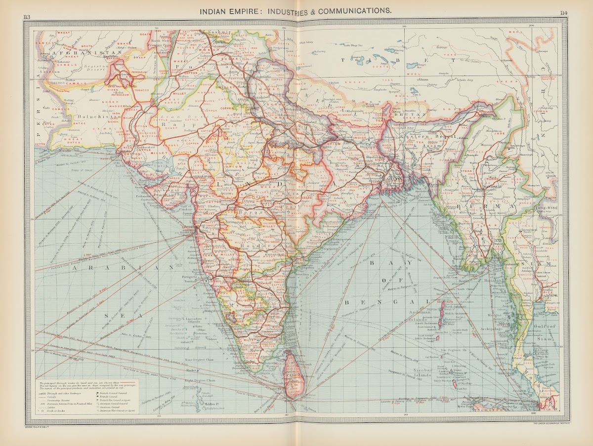 Indian EmpireIndustries and Communications 1908