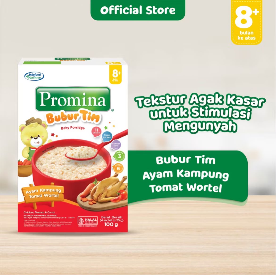 Promina Bubur Tim 8 bulan
