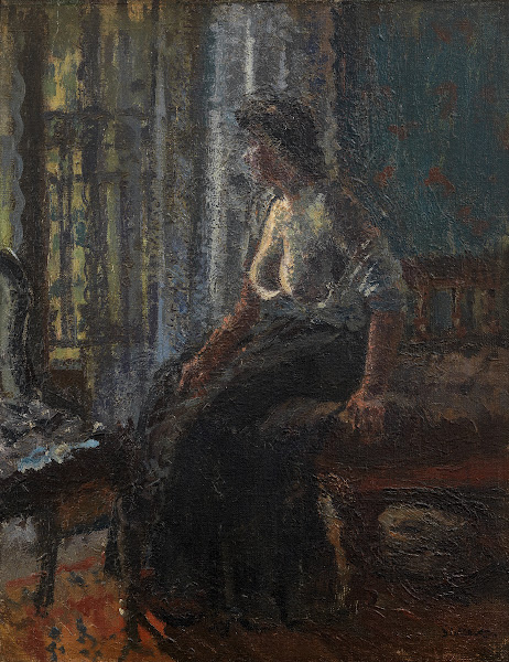 Woman Seated at a Window Mornington Crescent