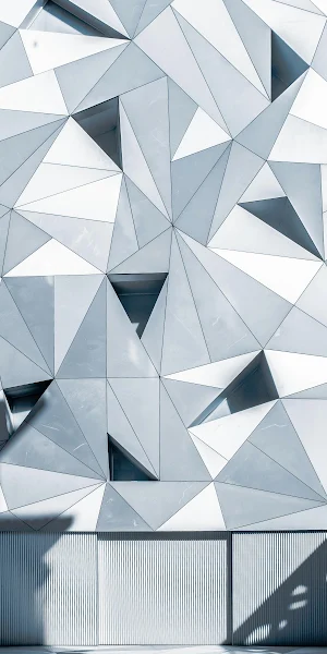 Architectural Design, Geometric Pattern, Facade, Modern Architecture 2K iPhone Wallpaper Background