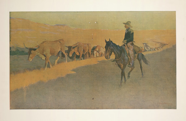 Trailing Texas Cattle 1904