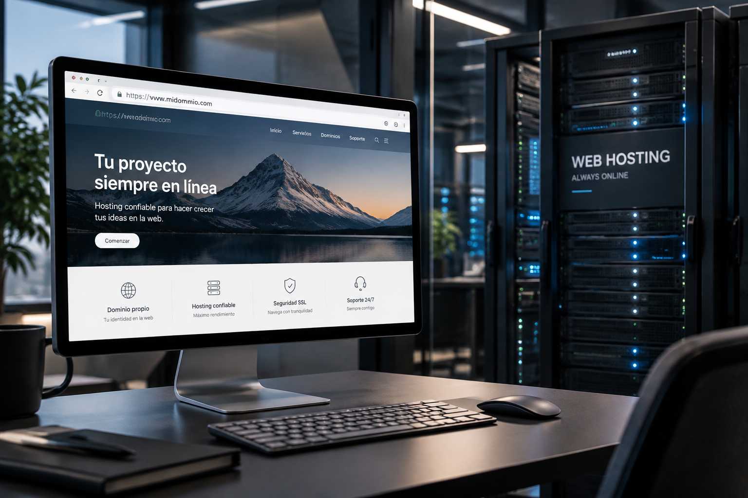 Hosting y Registro de Dominios
