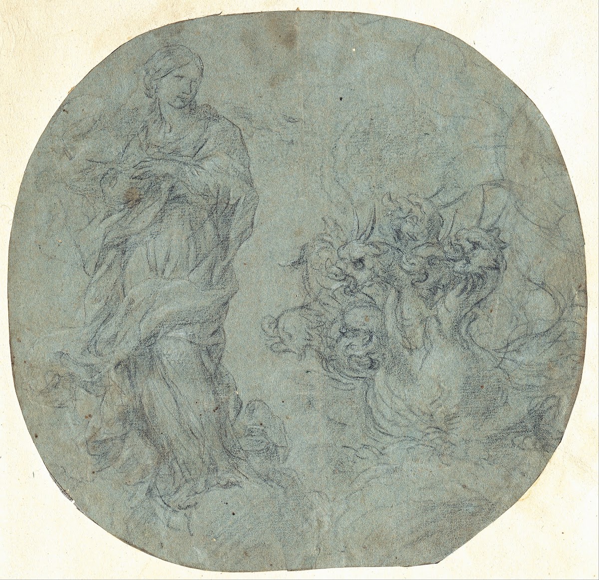 The Apocalyptic Woman with the Dragon 1658