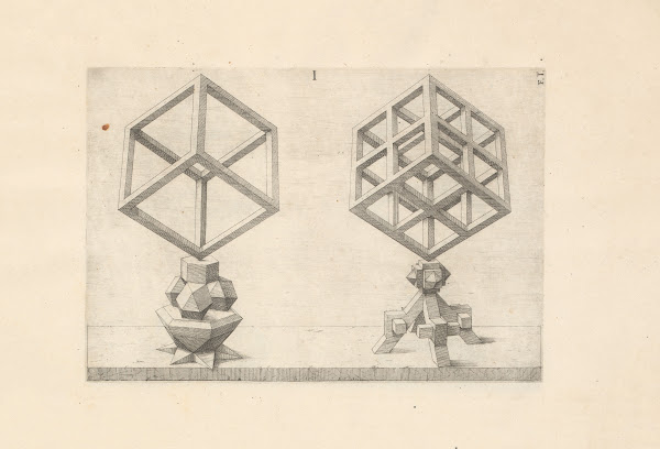 Perspectiva Corporum Regularium Perspective of regular solids Pl25 1568