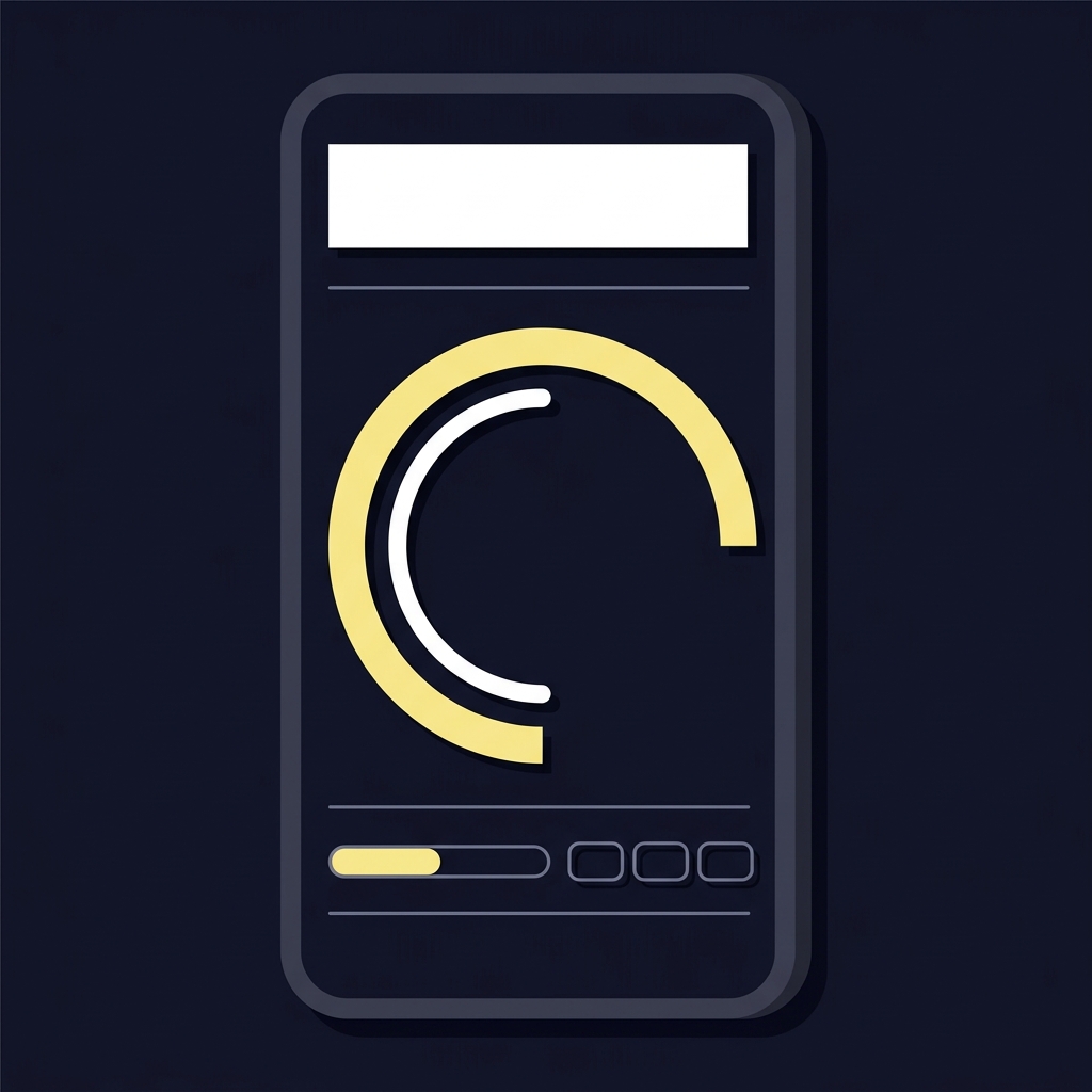 Minimalist 2D vector close up of a mobile screen showing a probability calculator as charts sliders and a blank official injury report block bucks prediction