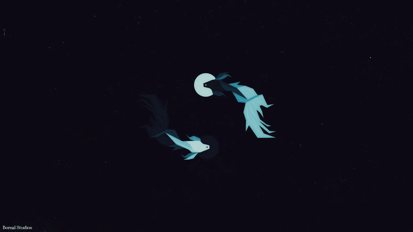 Illustration, Boreal Studios, Fish, Water, Artwork 4K Desktop Wallpaper