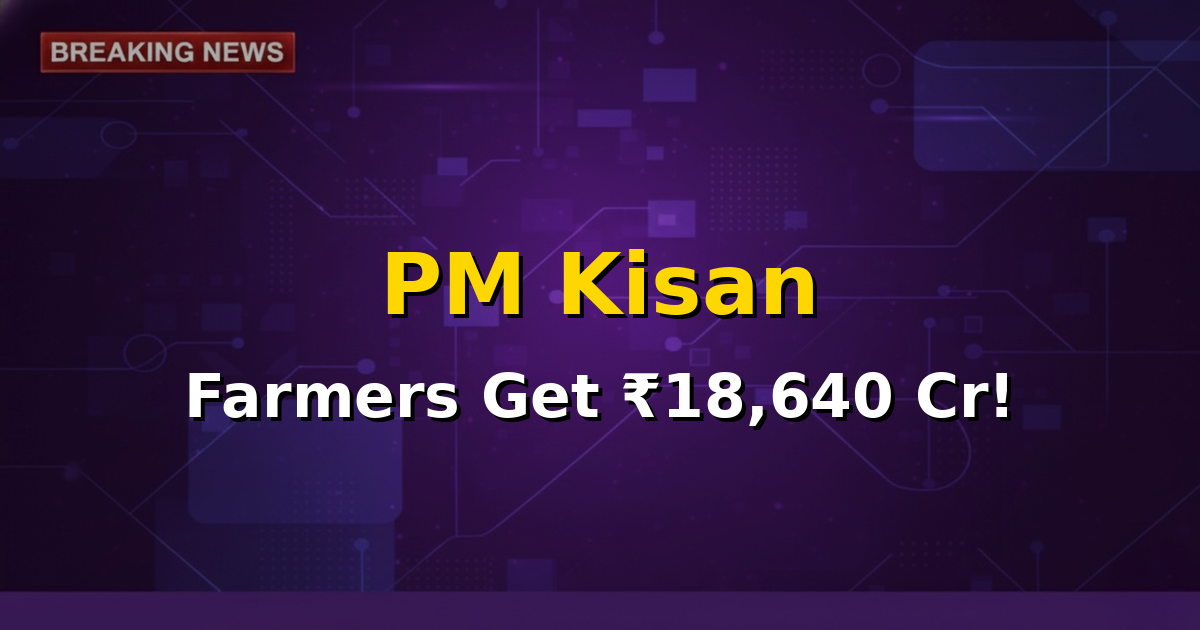 Close-up of a farmer smiling while holding a sapling, representing the prosperity brought by PM Kisan