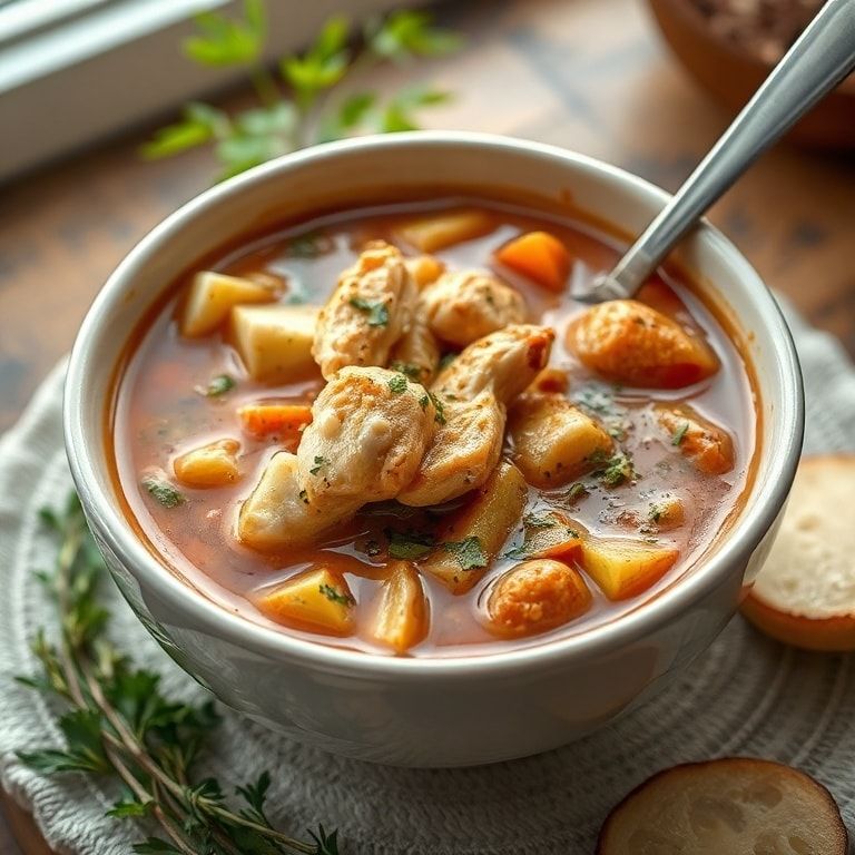 Hearty Chicken Vegetable Soup to Warm Your Soul and Heart: Easy Homemade Comfort on a Budget