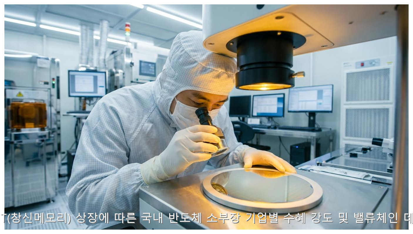 중국 CXMT(창신메모리) 상장에 따른 국내 반도체 소부장 기업별 수혜 강도 및 밸류체인 데이터 분석 핵심 안내 및 분석 인포그래픽 (4)