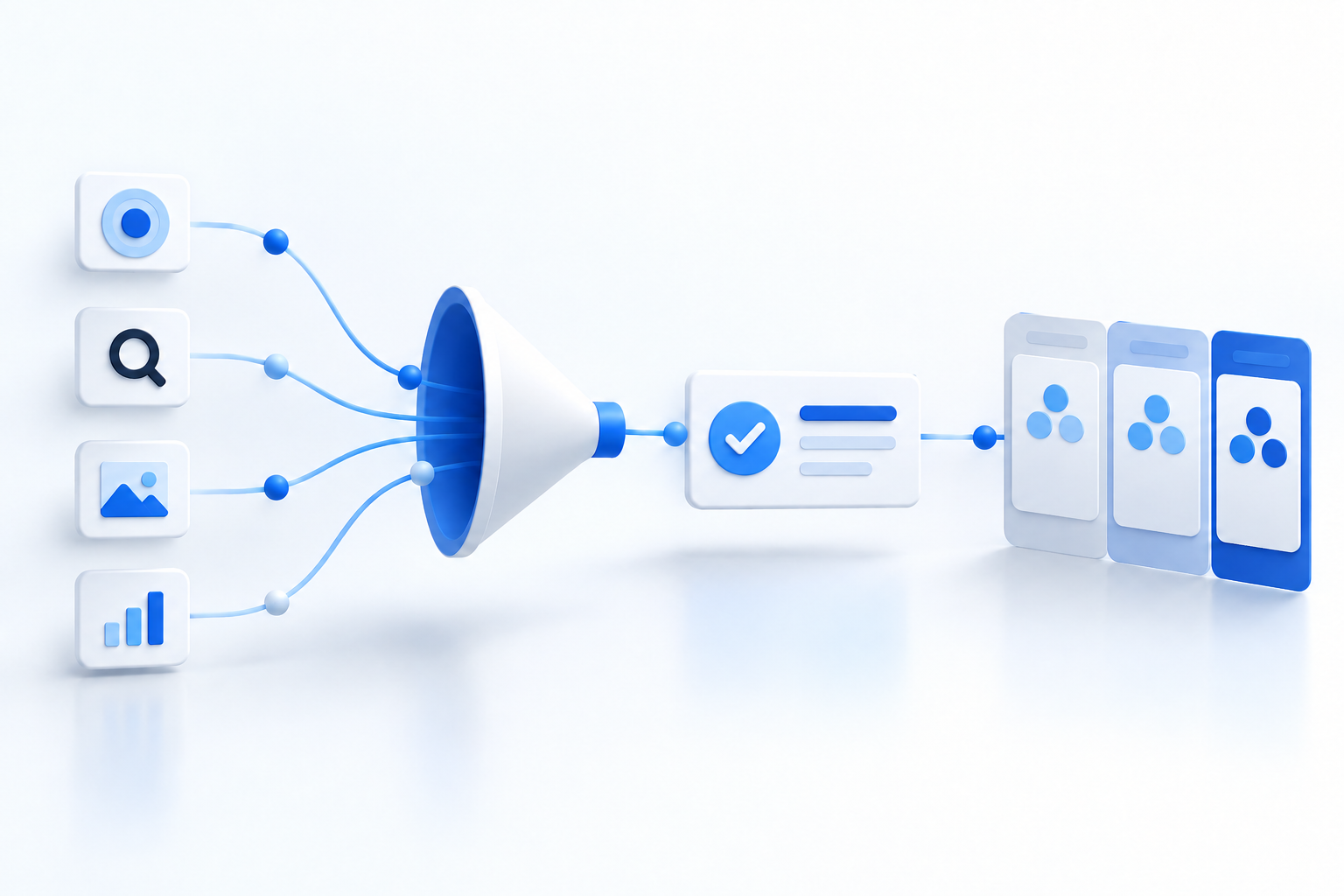 Paid advertising and lead generation campaign flow