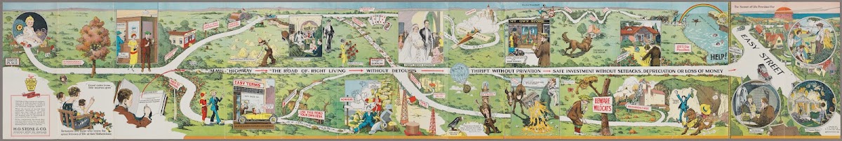 A Road Map Of Life 1924