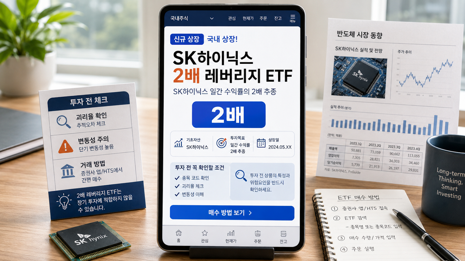 SK하이닉스 2배 레버리지 ETF 국내 상장 매매 전 확인할 4가지 체크리스트