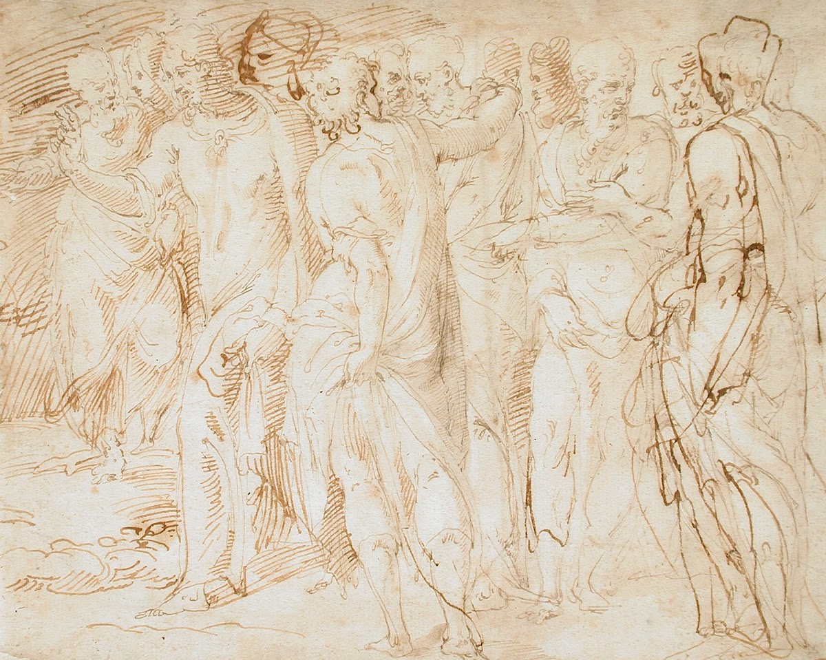 Scene from the Resurrection of Lazarus 16th century