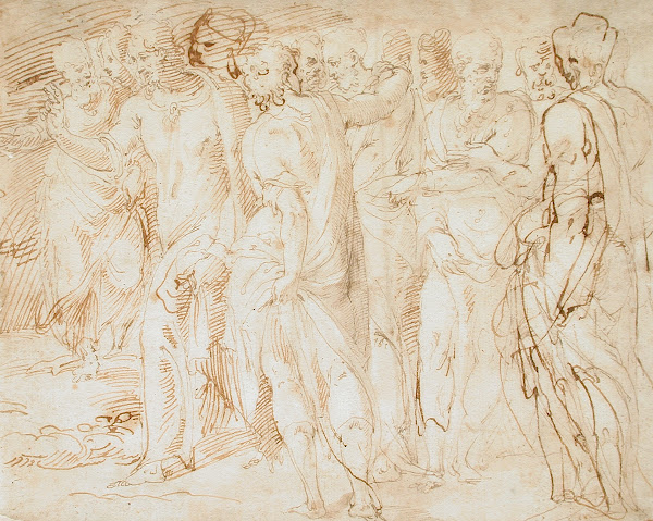 Scene from the Resurrection of Lazarus 16th century