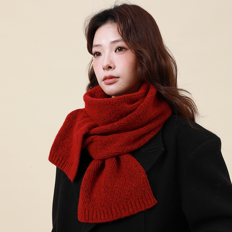 Women's scarf made of alpaca wool, 165x24cm