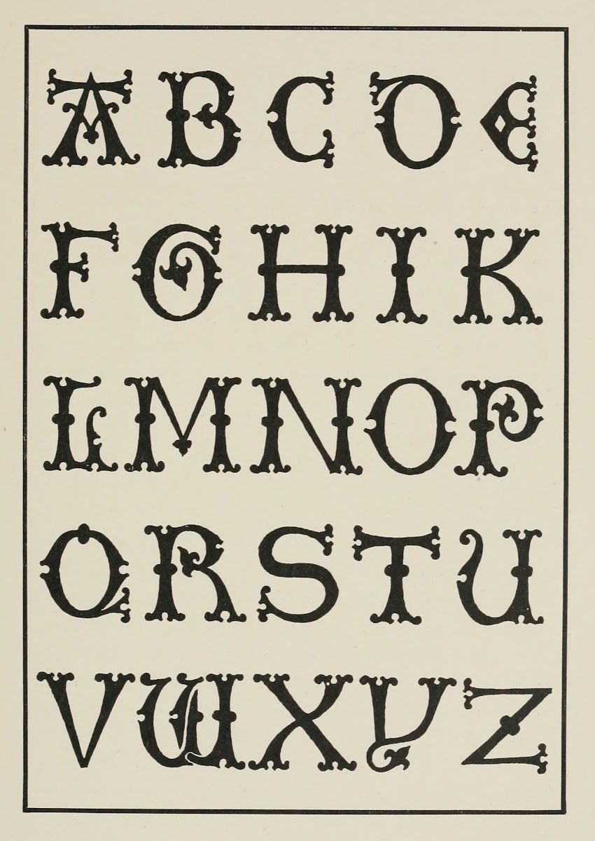 Early English Capitals 1 1902
