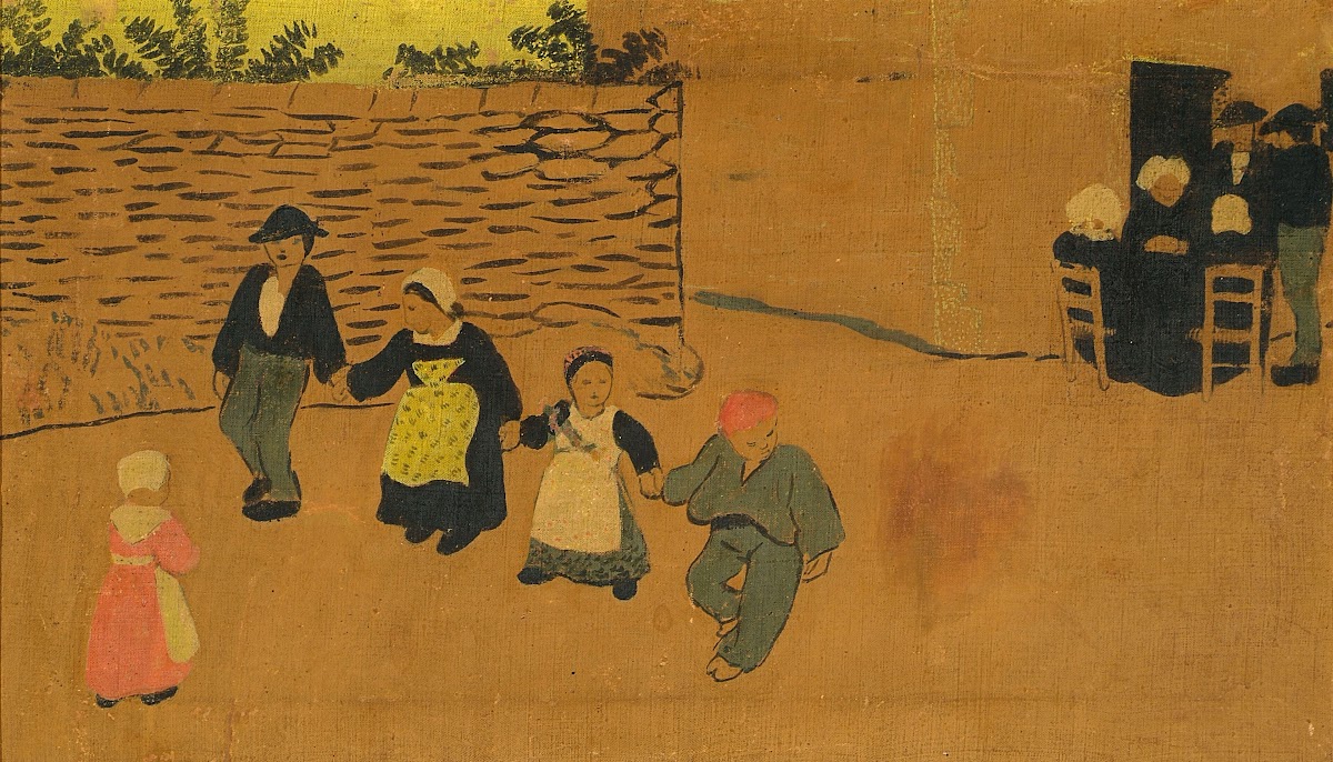 Breton panel with children 1894