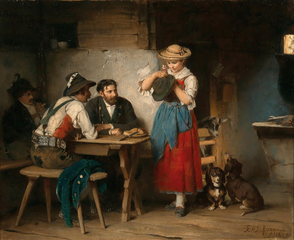 Decorating a Hat Im Hoangart 1872