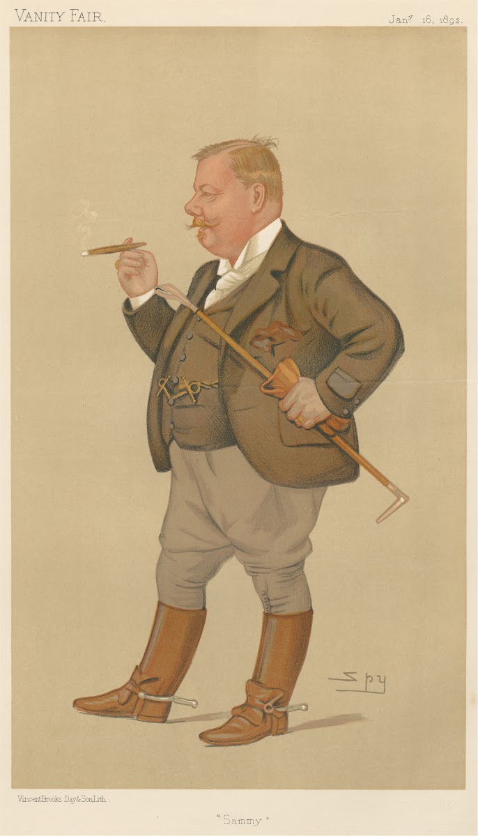 Turf Devotees Sammy Mr Edward Linley Sambourne January 16 1892 1892