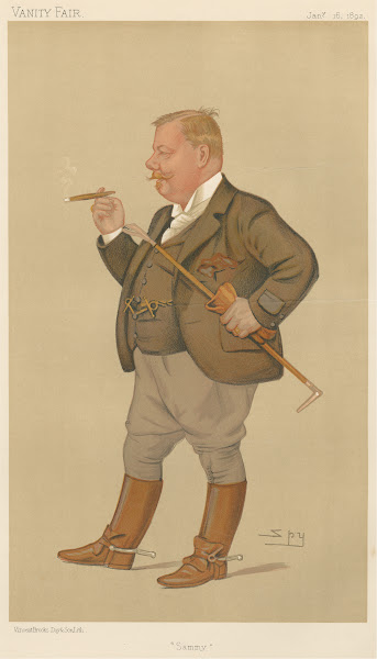 Turf Devotees Sammy Mr Edward Linley Sambourne January 16 1892 1892