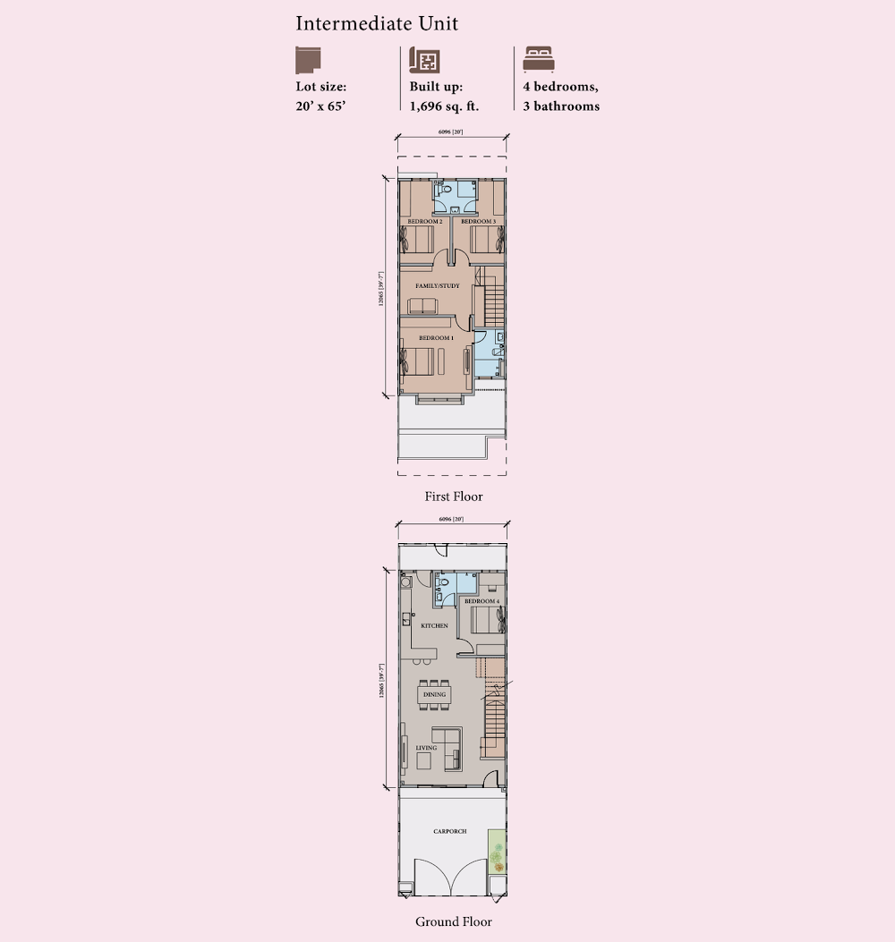Kamelia 1 (P3A) @ Caledonia floor plan
