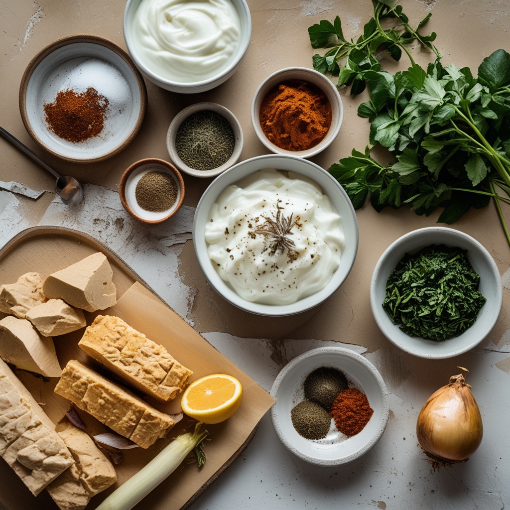 Ingredients for Greek Yogurt Protein Cake: Gesund, nährstoffreich und lecker – Easy Homemade Delight