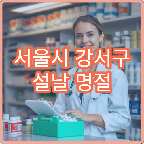 서울시 강서구 설날 명절 가정의학과 연휴 진료 병원 발열·복통·만성질환 종합 진료 가능