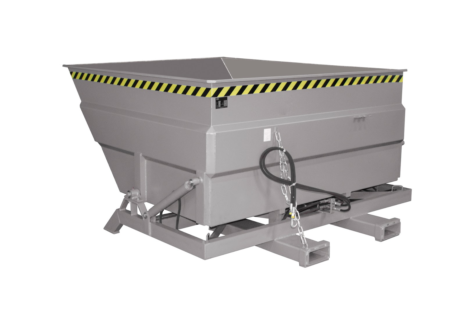 Kiepcontainer BKC-H 300, gelakt, Muisgrijs