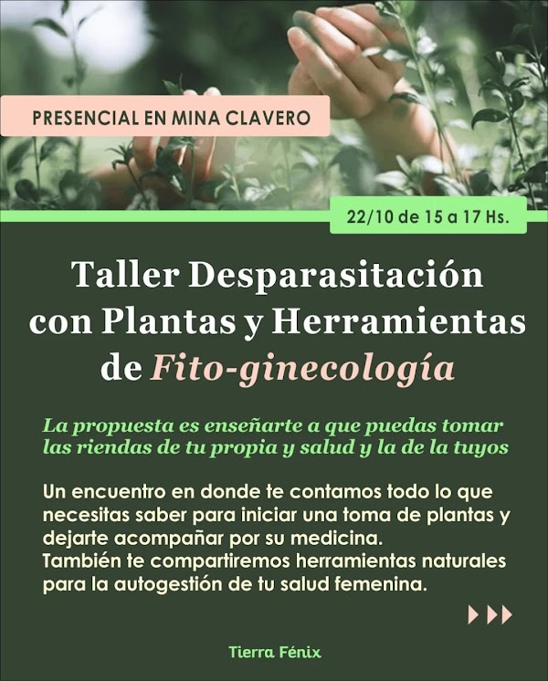 Taller Desparasitación con Plantas