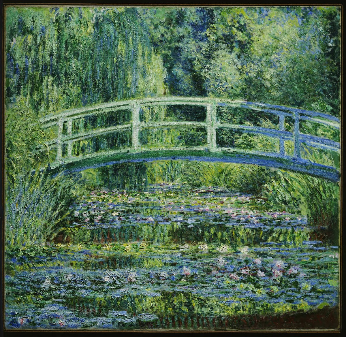Water Lilies and Japanese Bridge 1899