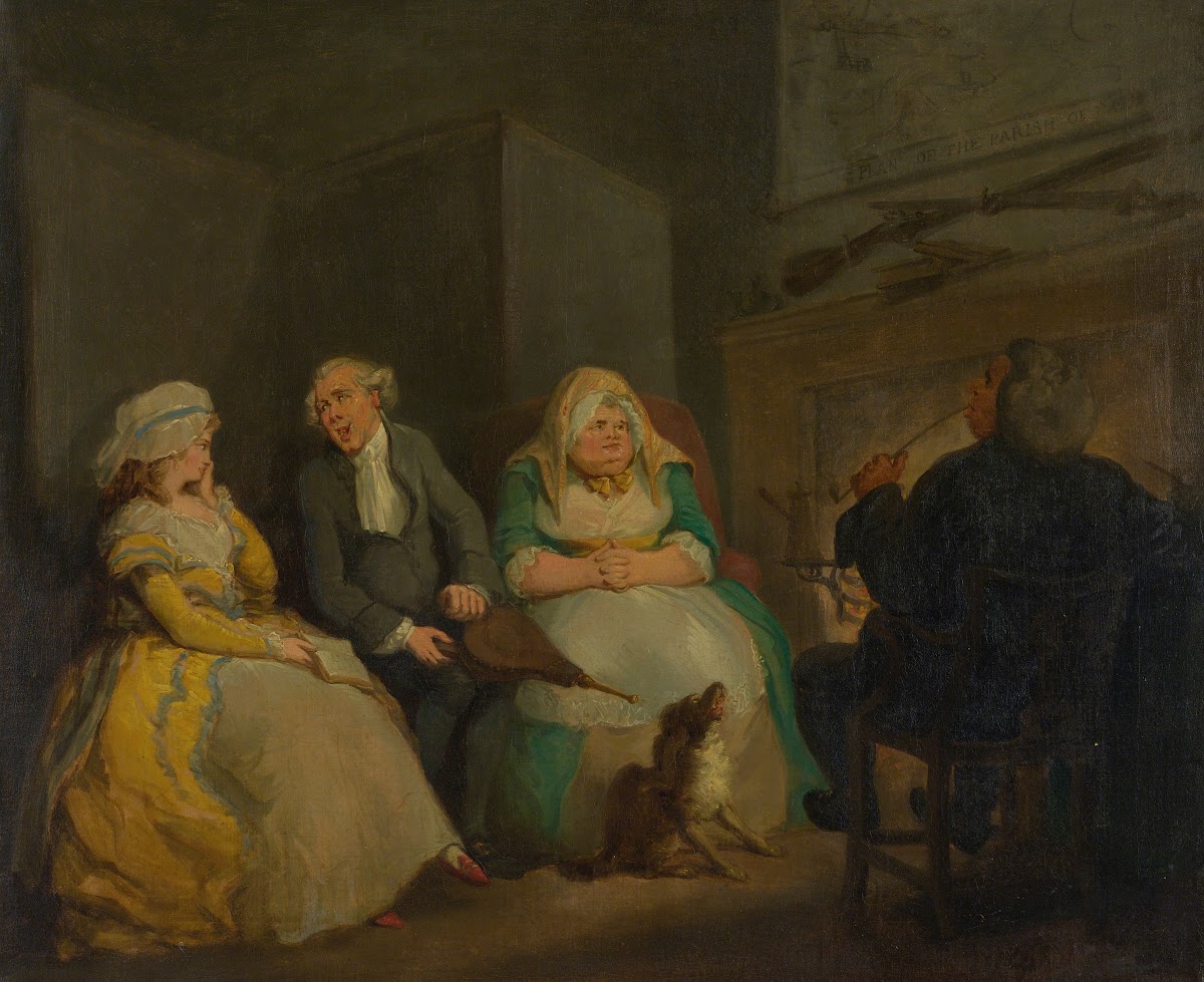 A Country Vicars Fire Side